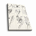 Tablou decorativ, 4570KANDINSKY010, Lemn, Multicolor