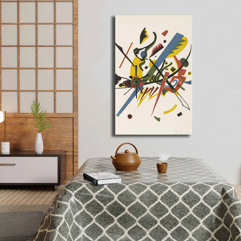 Tablou decorativ, 4570KANDINSKY016, Lemn, Multicolor
