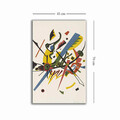 Tablou decorativ, 4570KANDINSKY016, Lemn, Multicolor