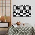 Tablou decorativ, 4570KANDINSKY017, Lemn, Multicolor