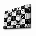 Tablou decorativ, 4570KANDINSKY017, Lemn, Multicolor