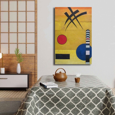 Tablou decorativ, 4570KANDINSKY018, Lemn, Multicolor