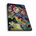 Tablou decorativ, 4570KANDINSKY019, Lemn, Multicolor