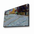 Tablou decorativ, 4570KANDINSKY025, Lemn, Multicolor