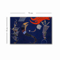 Tablou decorativ, 4570KANDINSKY027, Lemn, Multicolor