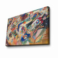 Tablou decorativ, 4570KANDINSKY030, Lemn, Multicolor