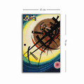 Tablou decorativ, 4570KANDINSKY031, Lemn, Multicolor