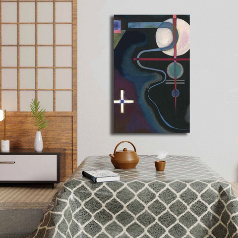 Tablou decorativ, 4570KANDINSKY032, Lemn, Multicolor