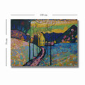 Tablou decorativ, 70100KANDINSKY001, Canvas, Lemn, Multicolor