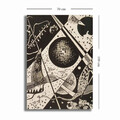 Tablou decorativ, 70100KANDINSKY009, Canvas, Lemn, Multicolor