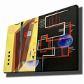 Tablou decorativ, 70100KANDINSKY011, Canvas, Lemn, Multicolor