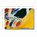 Tablou decorativ, 70100KANDINSKY012, Canvas, Lemn, Multicolor
