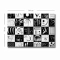 Tablou decorativ, 70100KANDINSKY017, Canvas, Lemn, Multicolor