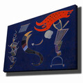 Tablou decorativ, 70100KANDINSKY027, Canvas, Lemn, Multicolor