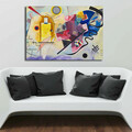 Tablou decorativ, 70100KANDINSKY028, Canvas , Lemn, Multicolor