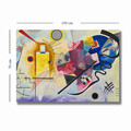 Tablou decorativ, 70100KANDINSKY028, Canvas , Lemn, Multicolor