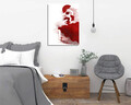 Tablou decorativ, DC207, Rama din lemn (grosime 3 cm), Multicolor
