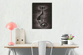 Tablou decorativ, DC213, Rama din lemn (grosime 3 cm), Multicolor