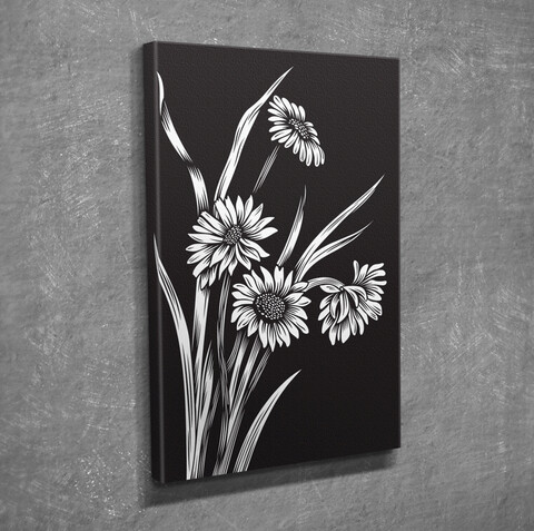 Tablou decorativ, DC214, Rama din lemn (grosime 3 cm), Multicolor