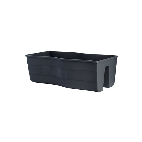 Jardiniera balcon Wave 60x29x20 cm, antracit