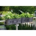 Jardiniera balcon Wave 60x29x20 cm, antracit