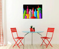 Tablou decorativ, DC216, Rama din lemn (grosime 3 cm), Multicolor