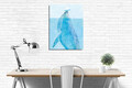 Tablou decorativ, DC233, Rama din lemn (grosime 3 cm), Multicolor