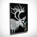 Tablou decorativ, DC234, Rama din lemn (grosime 3 cm), Multicolor