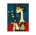 Tablou decorativ, DC252, Rama din lemn (grosime 3 cm), Multicolor