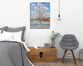 Tablou decorativ, DC258, Rama din lemn (grosime 3 cm), Multicolor