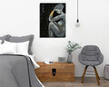 Tablou decorativ, DC264, Rama din lemn (grosime 3 cm), Multicolor