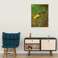 Tablou decorativ, DC274, Rama din lemn (grosime 3 cm), Multicolor