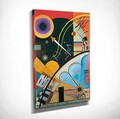 Tablou decorativ, DC276, Rama din lemn (grosime 3 cm), Multicolor