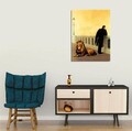 Tablou decorativ, DC289, Rama din lemn (grosime 3 cm), Multicolor