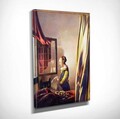 Tablou decorativ, DC292, Rama din lemn (grosime 3 cm), Multicolor