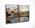 Tablou decorativ, DC301, Rama din lemn (grosime 3 cm), Multicolor