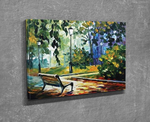 Tablou decorativ, DC304, Rama din lemn (grosime 3 cm), Multicolor