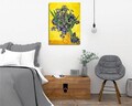 Tablou decorativ, DC307, Rama din lemn (grosime 3 cm), Multicolor