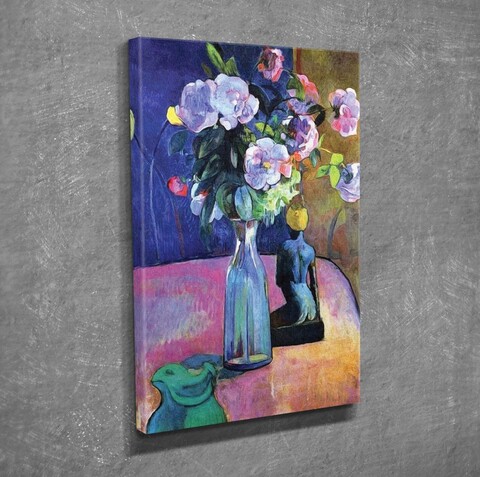 Tablou decorativ, DC308, Rama din lemn (grosime 3 cm), Multicolor