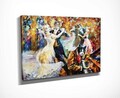 Tablou decorativ, DC310, Rama din lemn (grosime 3 cm), Multicolor