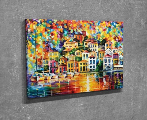 Tablou decorativ, DC311, Cadru: 100% LEMN (grosime: 3 cm), Multicolor