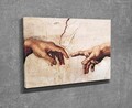 Tablou decorativ, DC314, Rama din lemn (grosime 3 cm), Multicolor