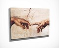 Tablou decorativ, DC314, Rama din lemn (grosime 3 cm), Multicolor