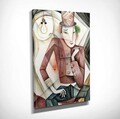 Tablou decorativ, DC317, Rama din lemn (grosime 3 cm), Multicolor
