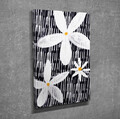 Tablou decorativ, DC343, Rama din lemn (grosime 3 cm), Multicolor