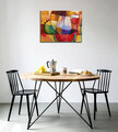 Tablou decorativ, DC345, Rama din lemn (grosime 3 cm), Multicolor