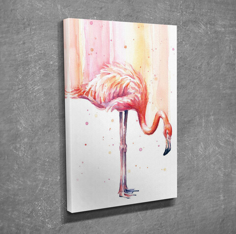 Tablou decorativ, DC358, Rama din lemn (grosime 3 cm), Multicolor