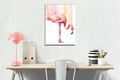 Tablou decorativ, DC358, Rama din lemn (grosime 3 cm), Multicolor
