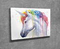 Tablou decorativ, DC359, Rama din lemn (grosime 3 cm), Multicolor