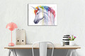 Tablou decorativ, DC359, Rama din lemn (grosime 3 cm), Multicolor